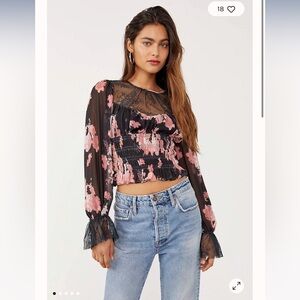 Free People Daphne Blouse
